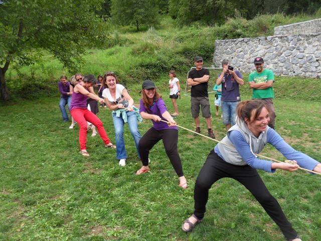 Tir à la corde féminin