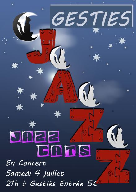 Affiche du concert de Jazz Cats