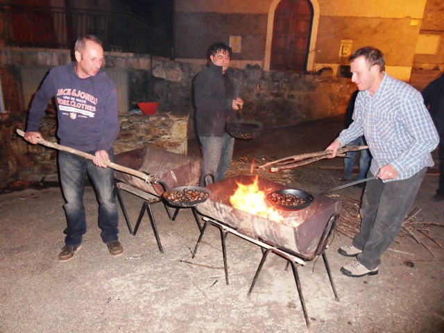 Cuisson de chataignes